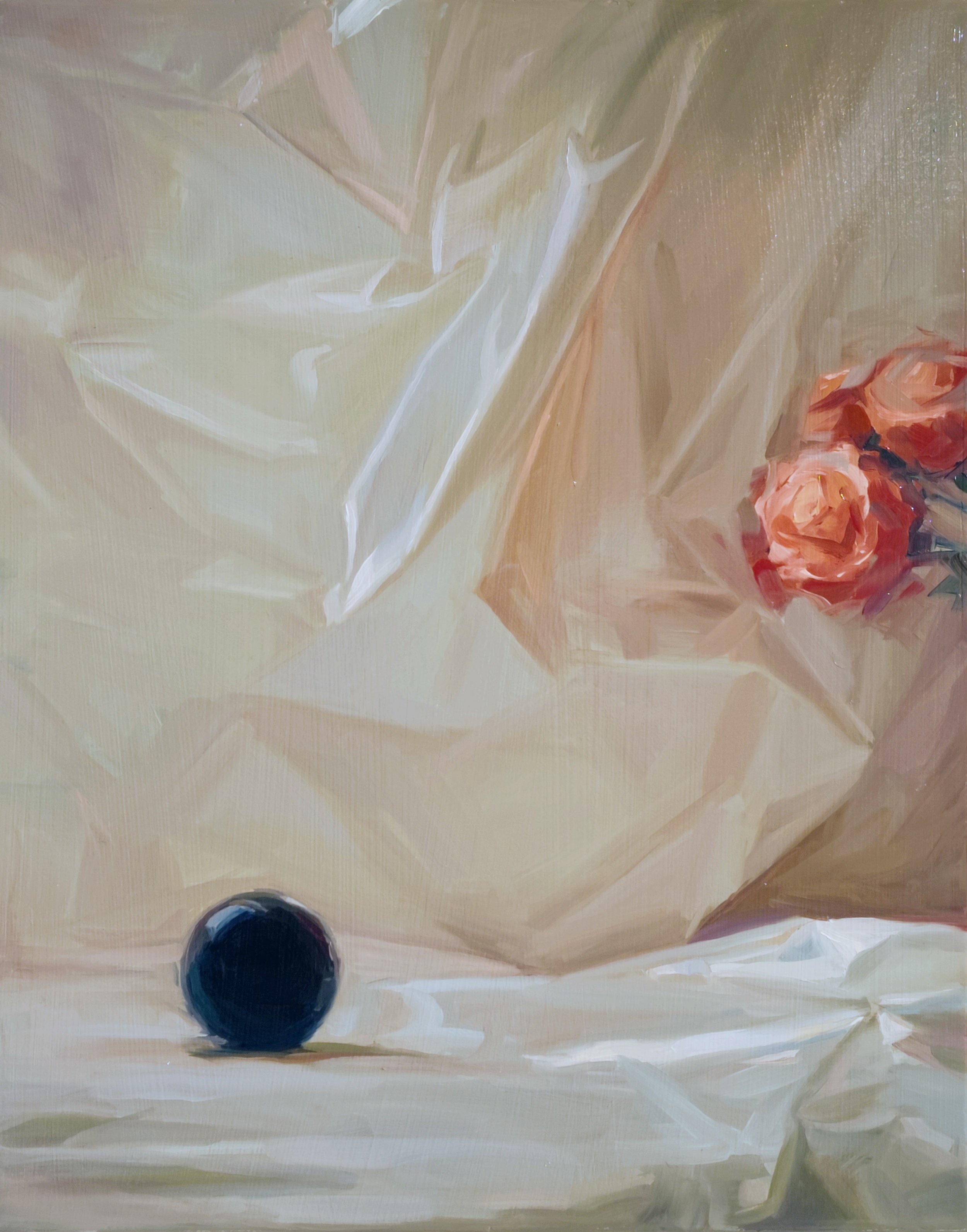 Aron Lorincz — Status Intermedius No. 8 - oil on panel, 30 × 37,5 cm