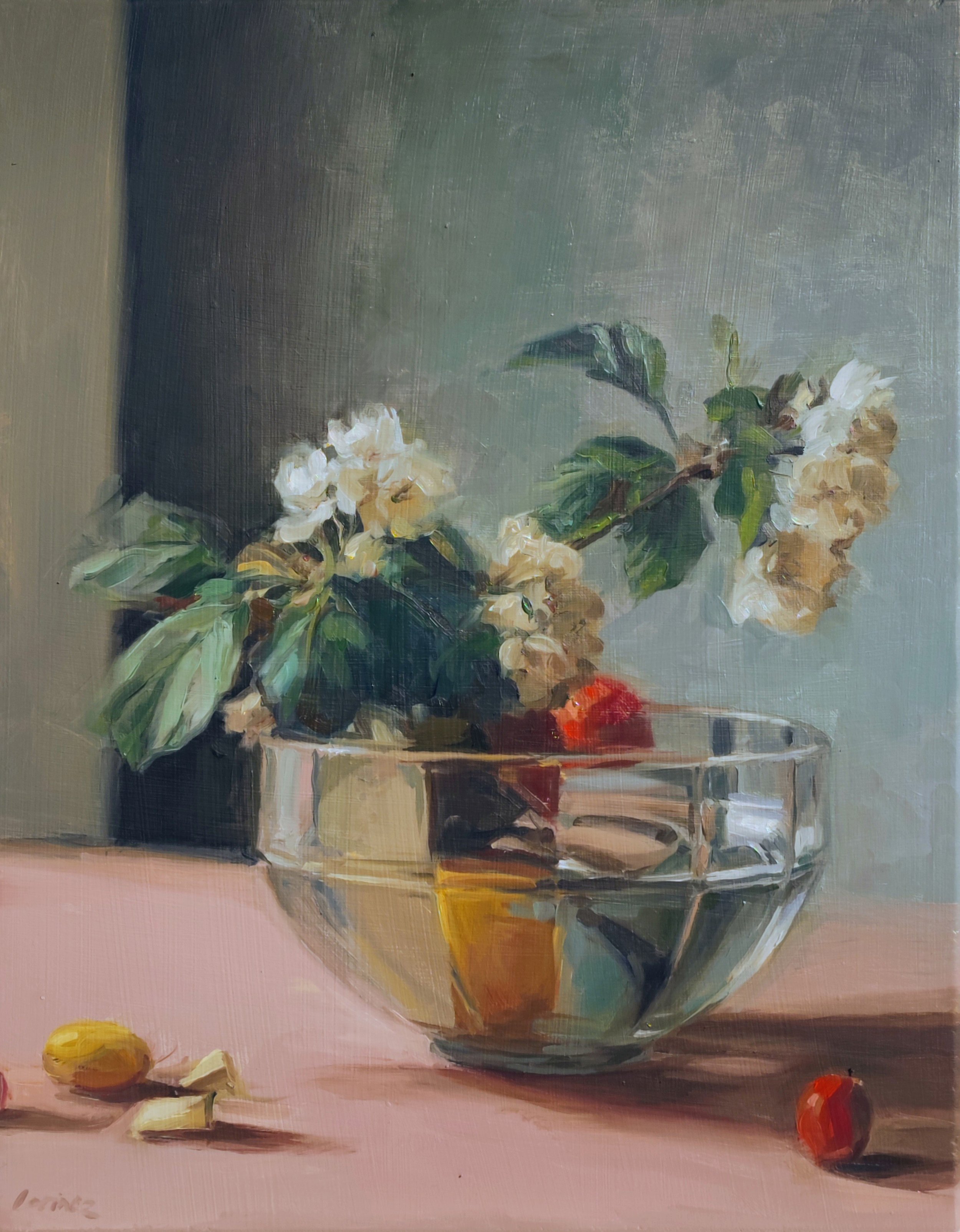 Aron Lorincz — Status Intermedius No. 10 - oil on panel, 30 × 37,5 cm