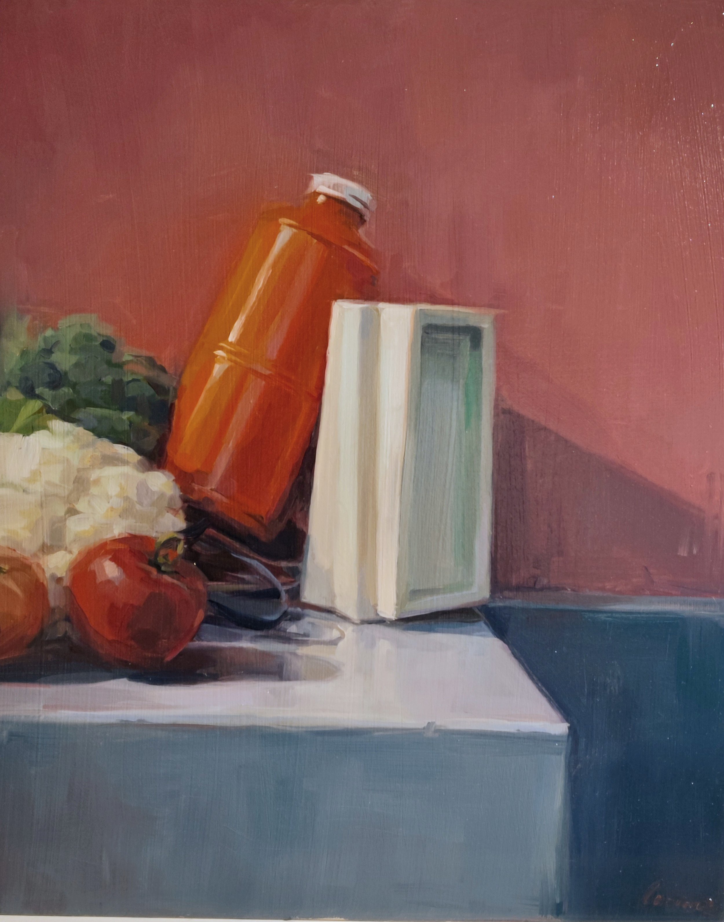 Aron Lorincz — Status Intermedius No. 12 - oil on panel, 30 × 37,5 cm
