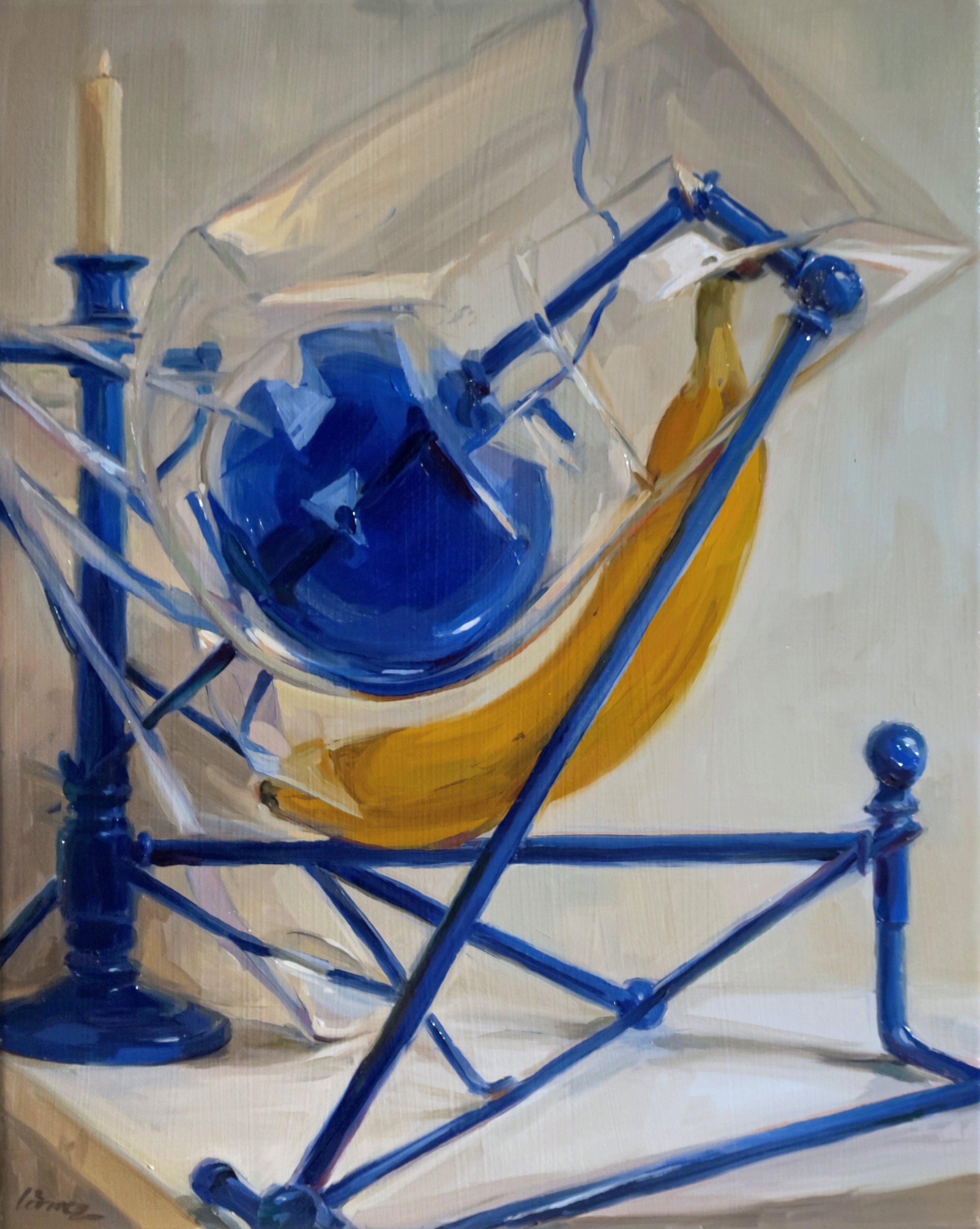 Aron Lorincz — Status Intermedius No. 13 - oil on panel, 30 × 37,5 cm
